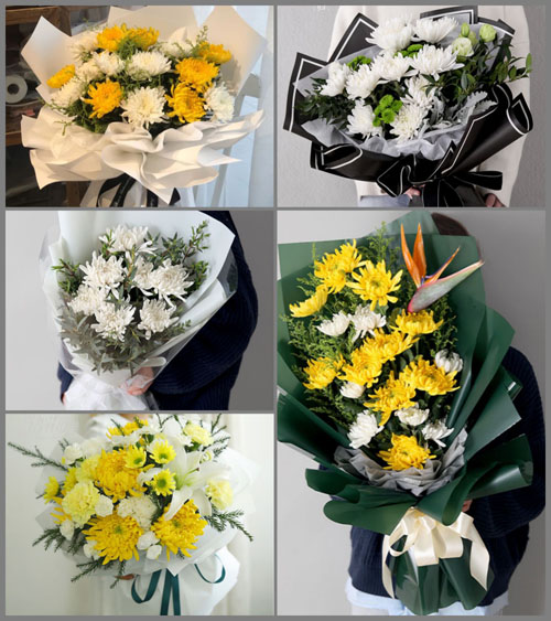 广东河源市东源县蓝口镇白事花束代送